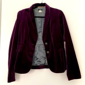 Plum JCrew Blazer - 6T